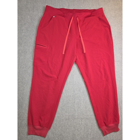Figs Pants - FIGS Technical Collection Zamora Jogger Scrub Pants Women's Size XXL/T Vibra Red